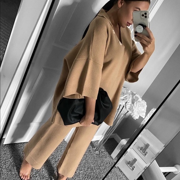 Last1🔥Zara knit culottes bloggers favorite - Picture 5 of 8